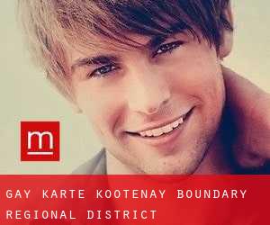 gay karte Kootenay-Boundary Regional District